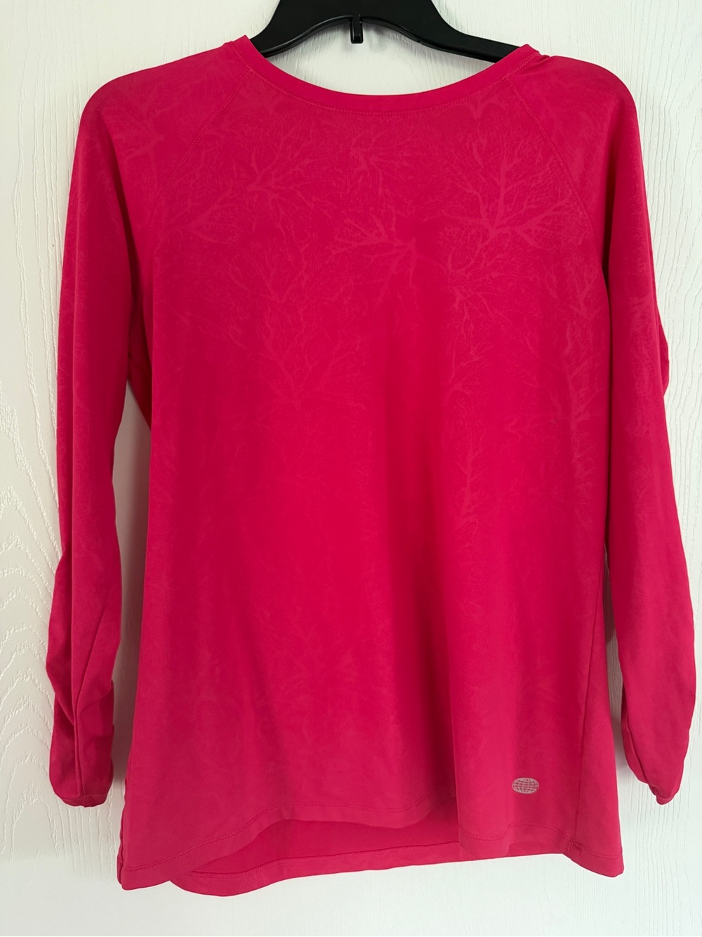 Reel Legends size M pink, long sleeve performance shirt